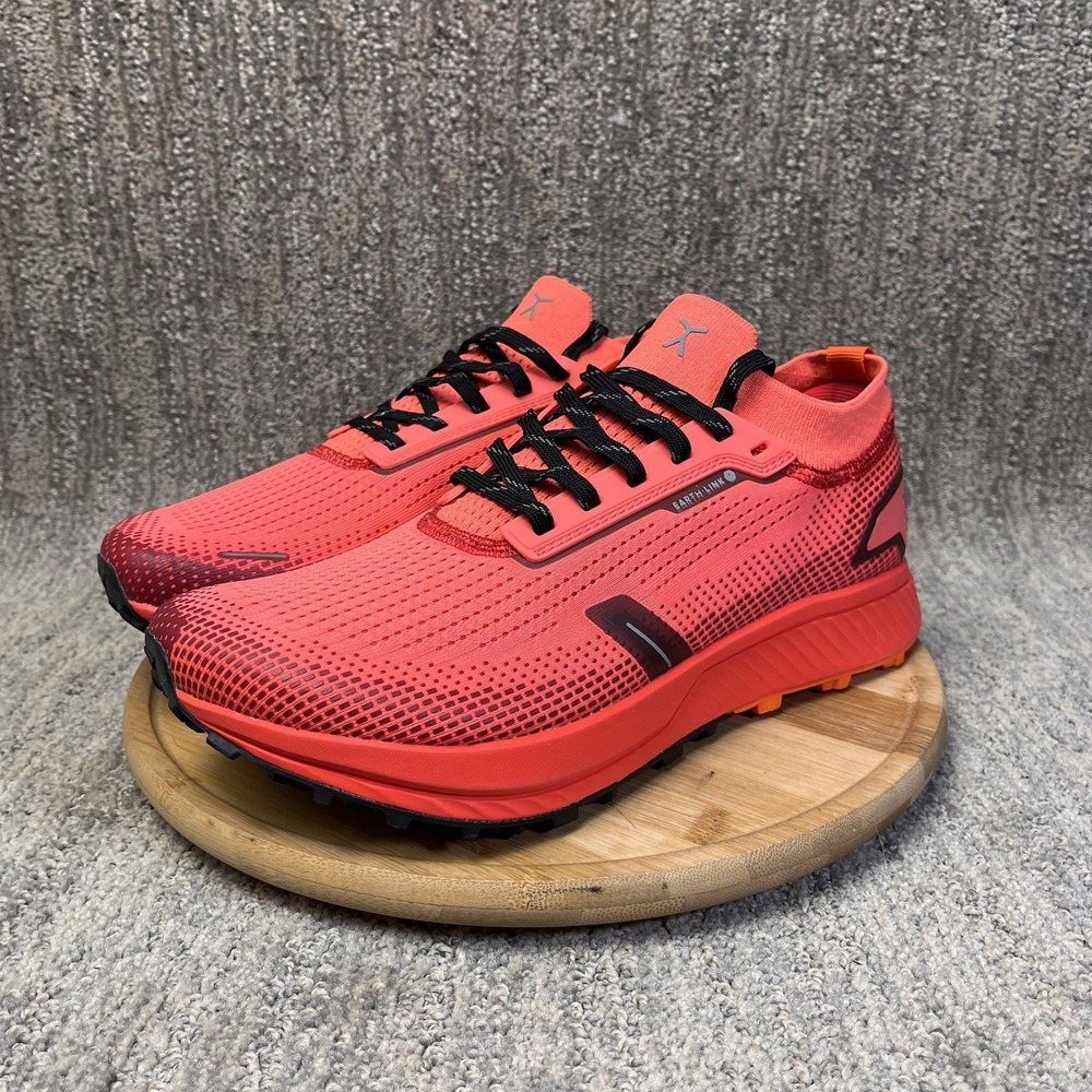 Flux Adapt Trail Runner Mens Size 8.5 Shoes Solar Red Hiking Sneakers Earth Link